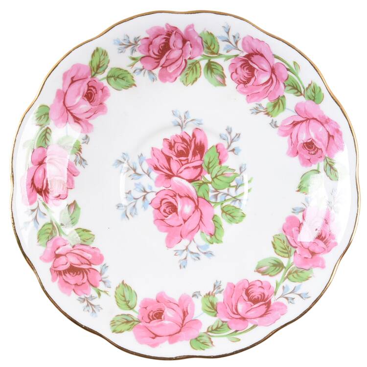Lady Alexander Rose Saucer for Footed Cup