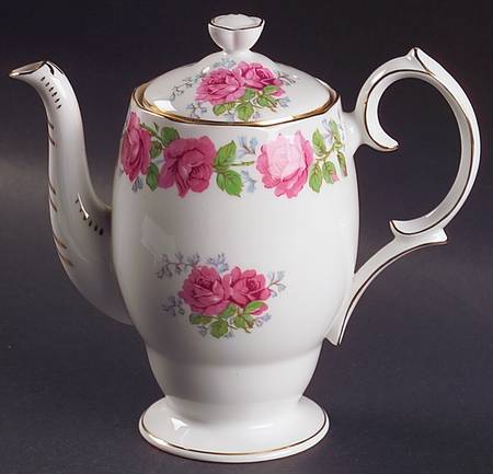 Lady Alexander Rose Mini Coffee Pot & Lid