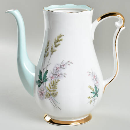 Louise (Green Center) Coffee Pot No Lid
