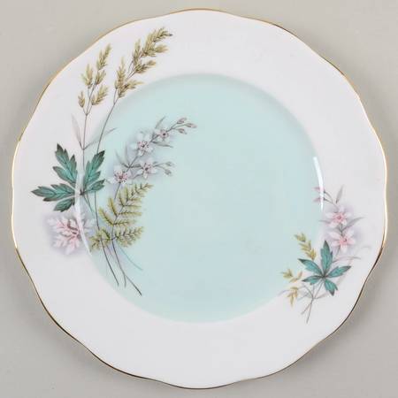 Louise (Green Center) Bread & Butter Plate
