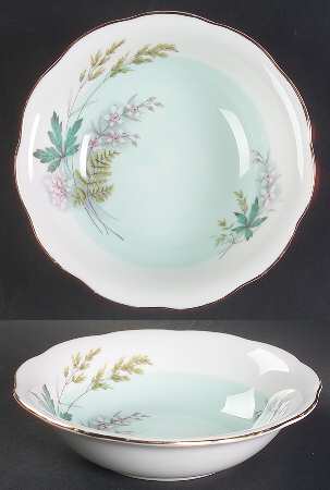 Louise (Green Center) Fruit/Dessert (Sauce) Bowl