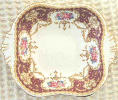 Regency Red Handled Cake Plate
