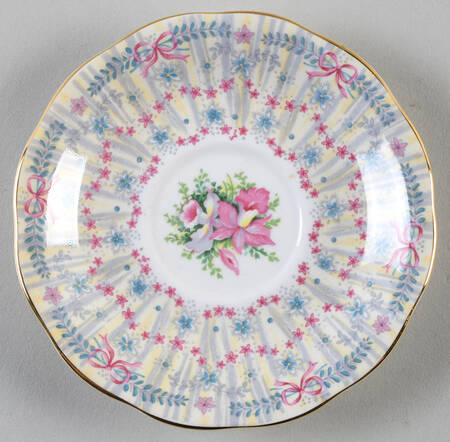 Royal Bridal Gown Saucer
