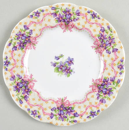 Sweet Violets Dessert/Pie Plate