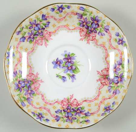Sweet Violets Saucer