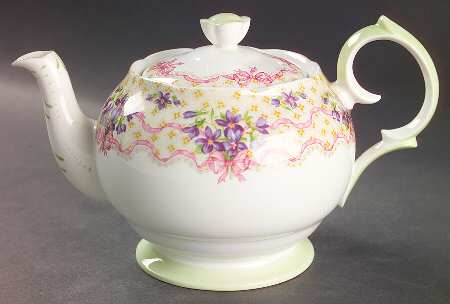 Sweet Violets Teapot & Lid
