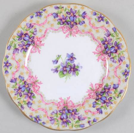 Sweet Violets Bread & Butter Plate