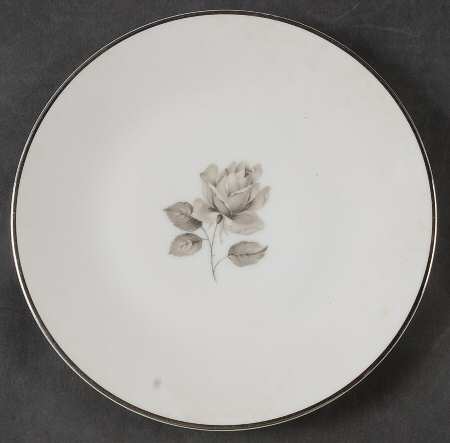 Midnight Rose Salad Plate