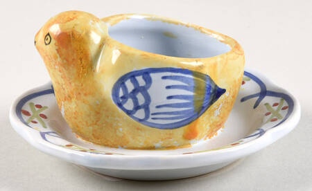 Campagne Egg Cup with Attached Underplate