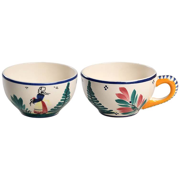 Campagne Flat Cup & Saucer Set