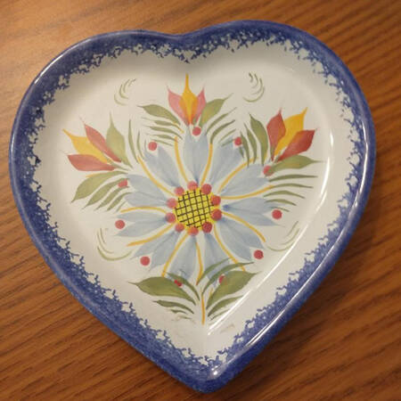 Fleuri Royal Heart Shaped Dish