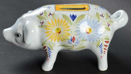 Fleuri Royal Piggy Bank
