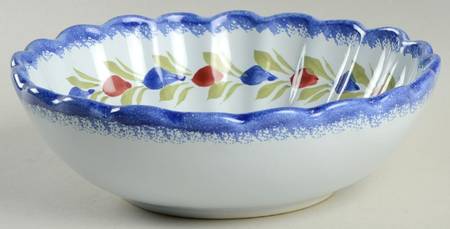 Fleuri Royal Scalloped Bowl