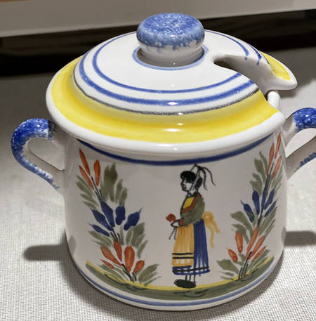 Henriot (Lady Or Man Center) Jam/Jelly & Lid