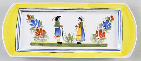 Henriot (Lady Or Man Center) 14" Sandwich Tray