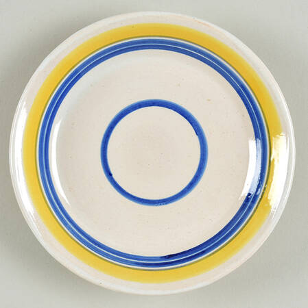 Henriot (Lady Or Man Center) Saucer for Flat Demitasse Cup