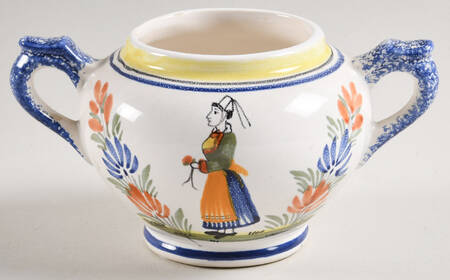 Henriot (Lady Or Man Center) Sugar Bowl No Lid