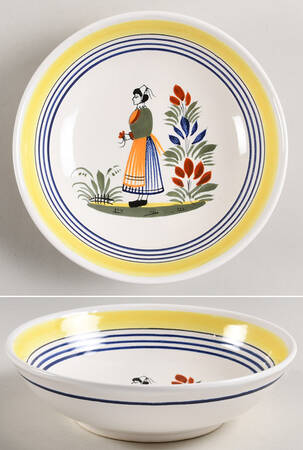 Henriot (Lady Or Man Center) Coupe Soup Bowl