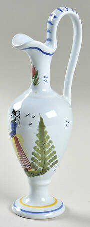 Henriot (Lady Or Man Center) 7" Bud Vase