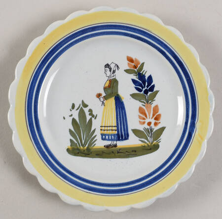 Henriot (Lady Or Man Center) Bread & Butter Plate