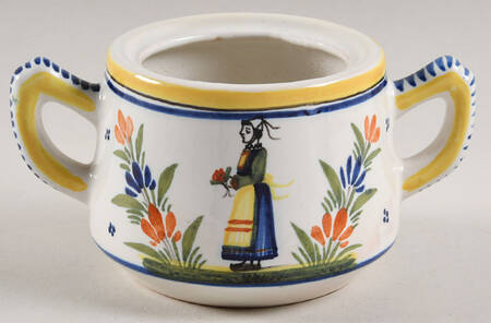 Henriot (Lady Or Man Center) Sugar Bowl No Lid