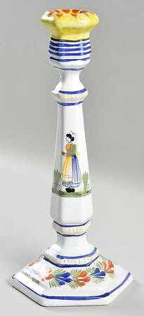 Henriot (Lady Or Man Center) 11" Candlestick