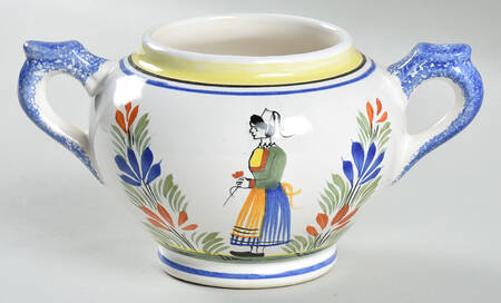Henriot (Lady Or Man Center) Sugar Bowl No Lid