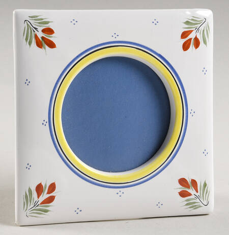 Henriot (Lady Or Man Center) Frame-Holds 3" X 3"
