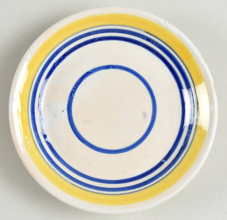 Henriot (Lady Or Man Center) Saucer for Flat Demitasse Cup
