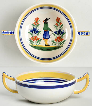 Henriot (Lady Or Man Center) Flat Cream Soup Bowl