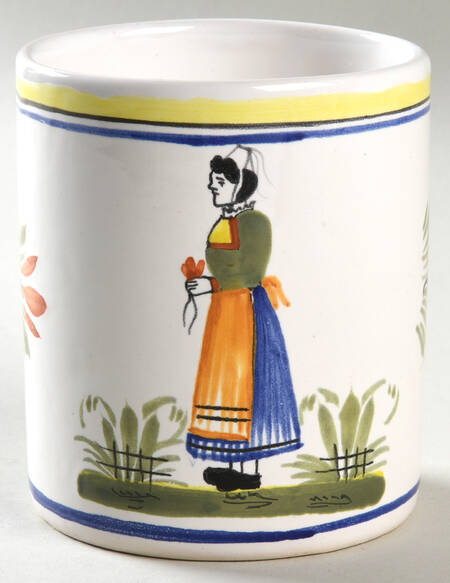 Henriot (Lady Or Man Center) Small Canister No Lid