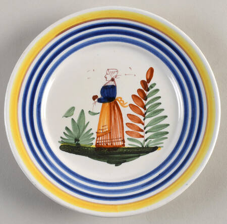 Henriot (Lady Or Man Center) Salad Plate