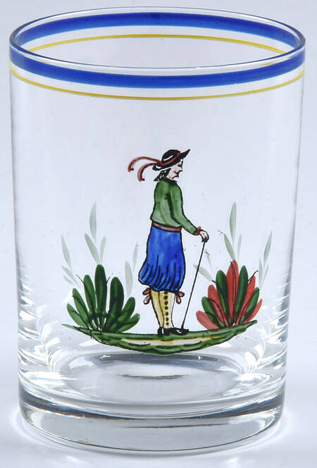 Henriot (Lady Or Man Center) 8 Oz Glassware Tumbler