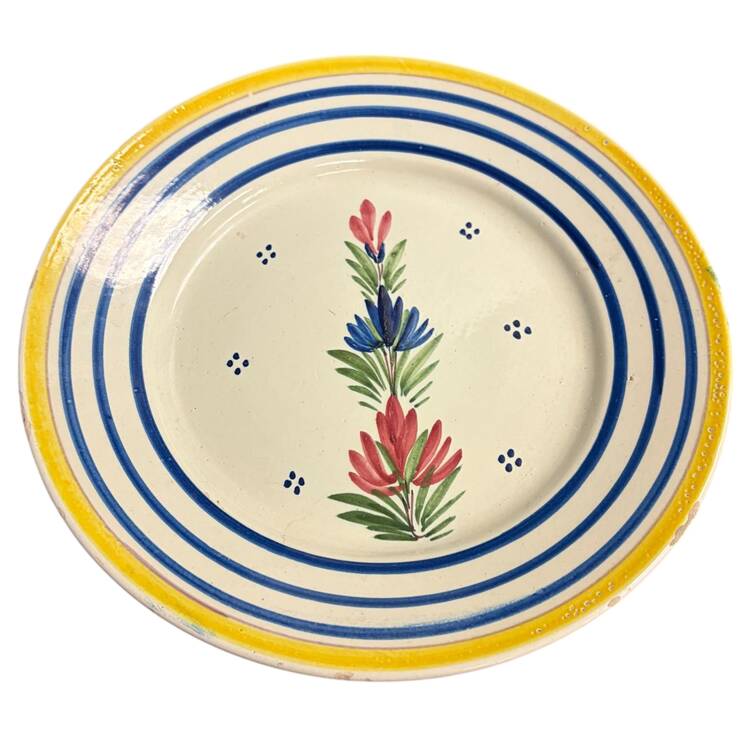 Henriot (Lady Or Man Center) Luncheon Plate