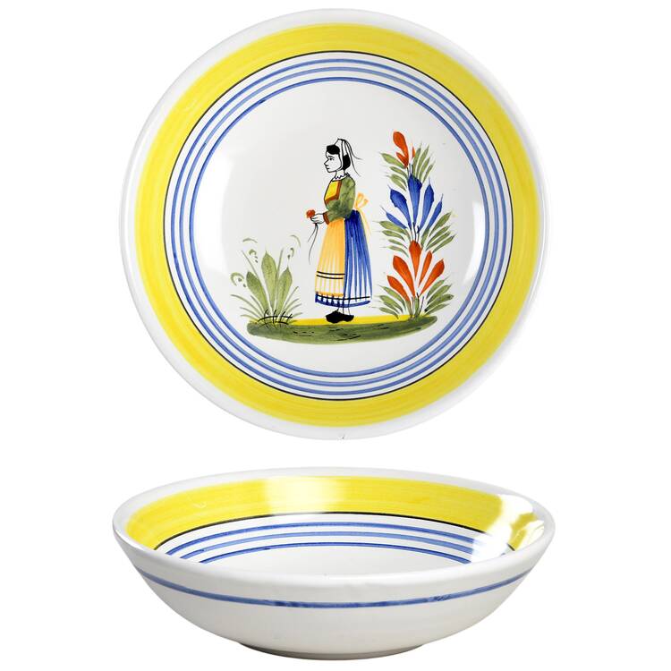 Henriot (Lady Or Man Center) Coupe Soup Bowl