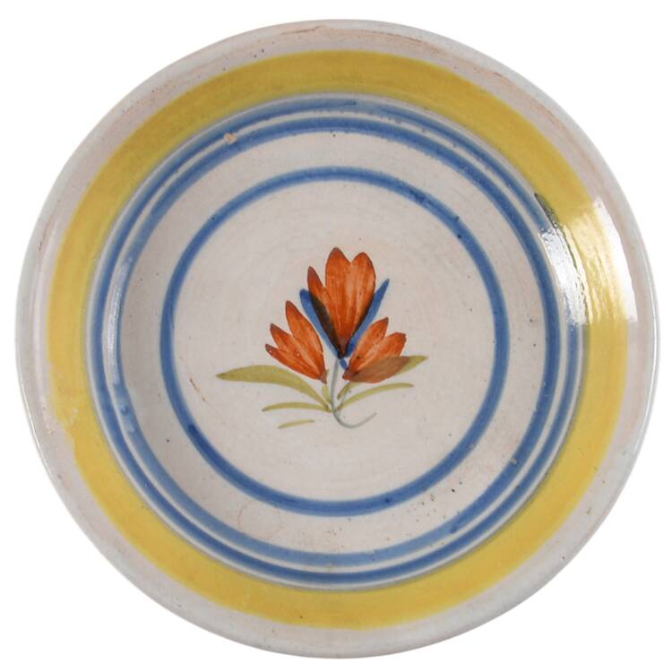 Henriot (Lady Or Man Center) Saucer for Flat Demitasse Cup
