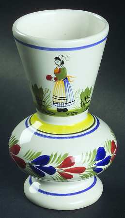 Henriot (Lady Or Man Center) 5" Vase