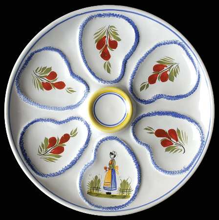 Henriot (Lady Or Man Center) Oyster Plate