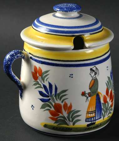 Henriot (Lady Or Man Center) Jam/Jelly & Lid