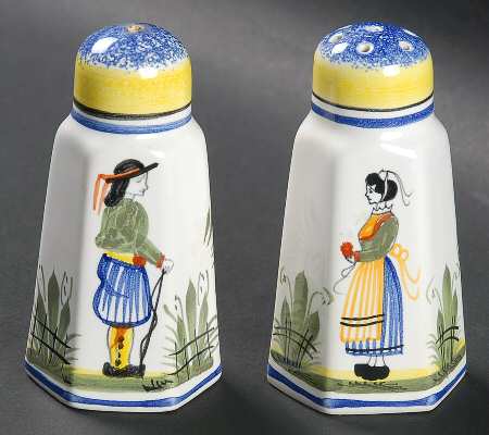 Henriot (Lady Or Man Center) Salt & Pepper Set