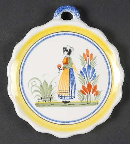 Henriot (Lady Or Man Center) Spoon Rest/Holder (Holds 1 Spoon)
