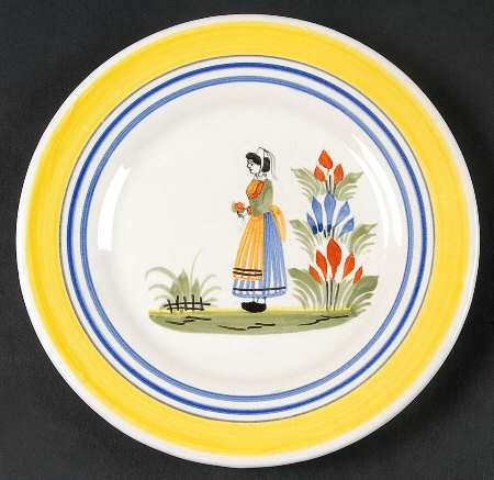 Henriot (Lady Or Man Center) Bread & Butter Plate