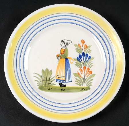 Henriot (Lady Or Man Center) Salad Plate