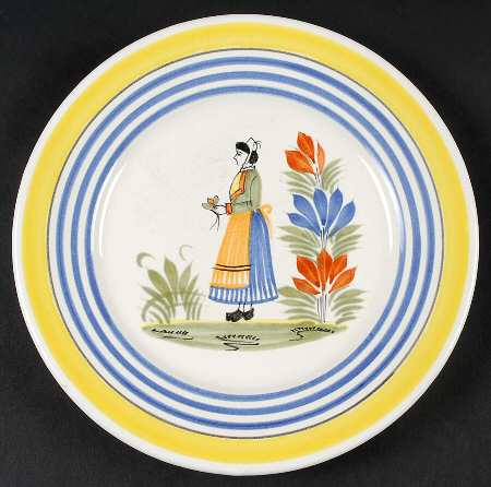 Henriot (Lady Or Man Center) Salad Plate