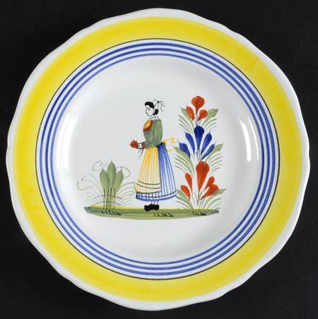 Henriot (Lady Or Man Center) Bread & Butter Plate