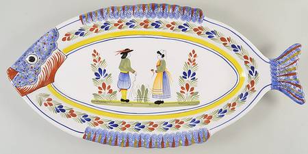 Henriot (Lady Or Man Center) 24" Fish Platter
