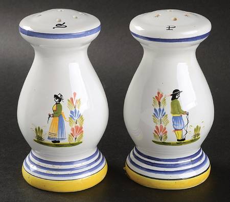 Henriot (Lady Or Man Center) Salt & Pepper Set