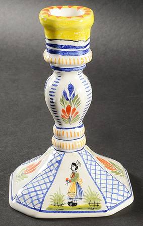 Henriot (Lady Or Man Center) 5" Candlestick