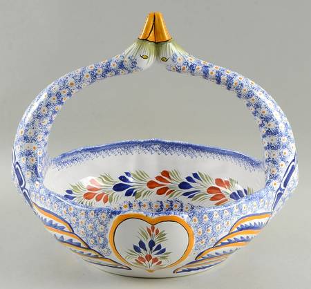 Henriot (Lady Or Man Center) Swan Basket