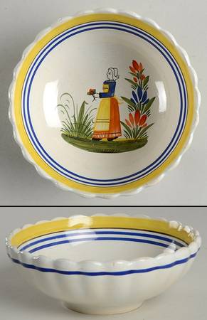 Henriot (Lady Or Man Center) Soup/Cereal Bowl